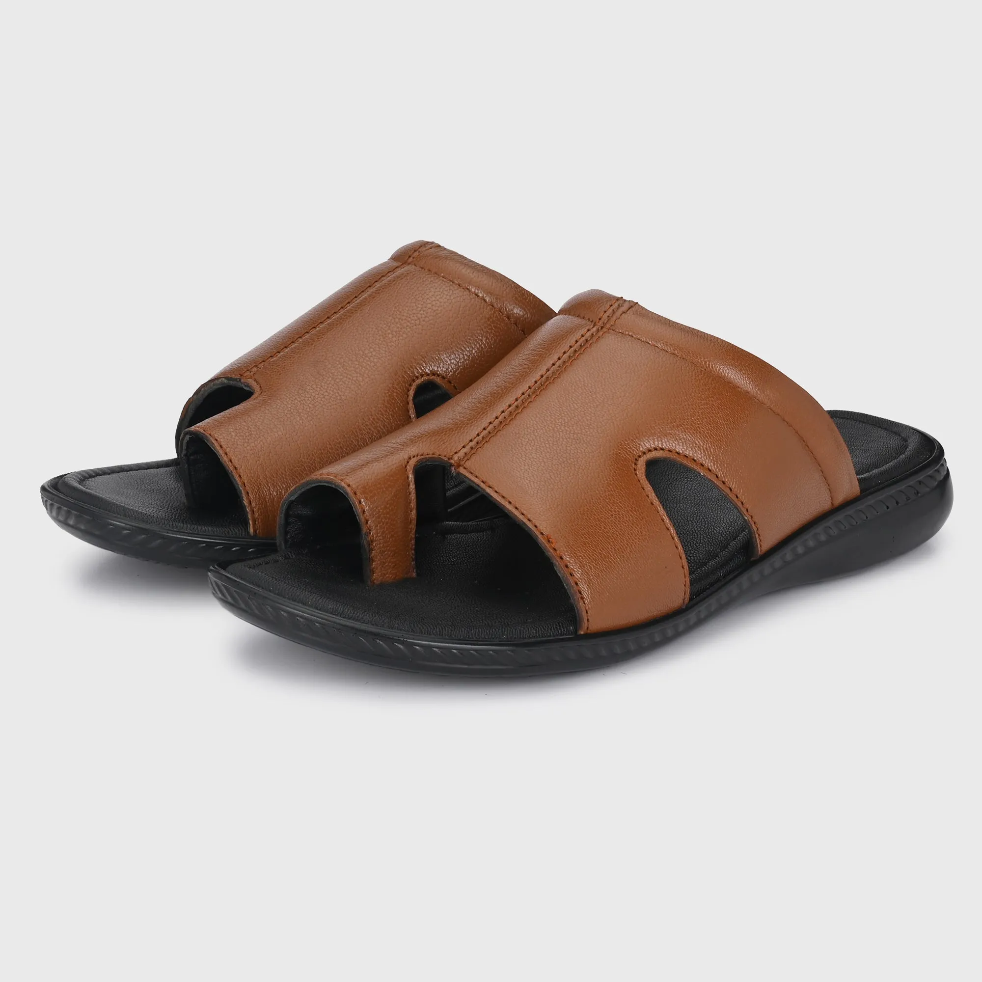 Sophisticated Relaxation: Men's Leather Slip-Ons