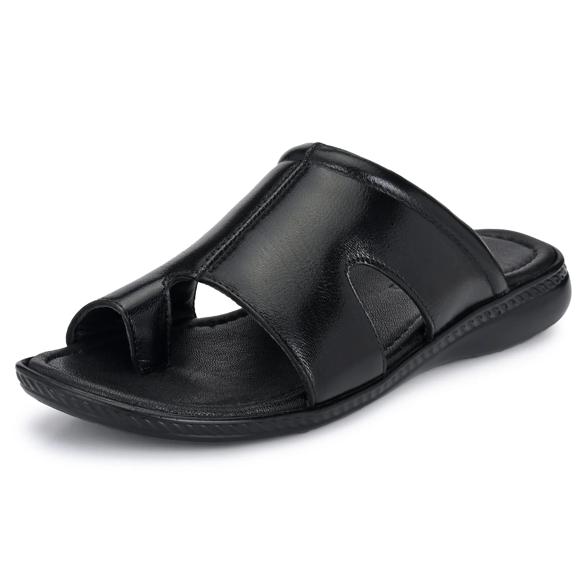 Sophisticated Relaxation: Men's Leather Slip-Ons