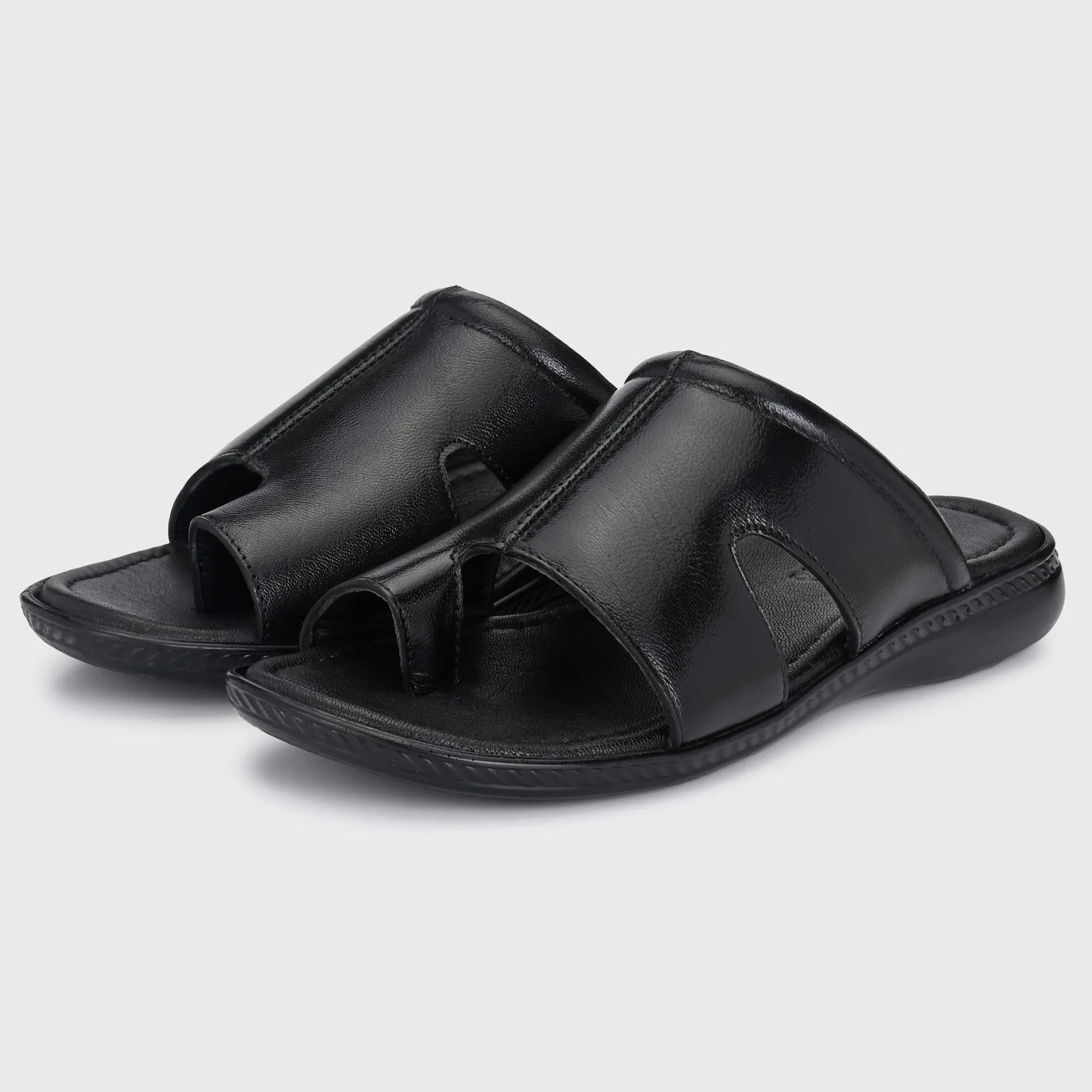 Sophisticated Relaxation: Men's Leather Slip-Ons