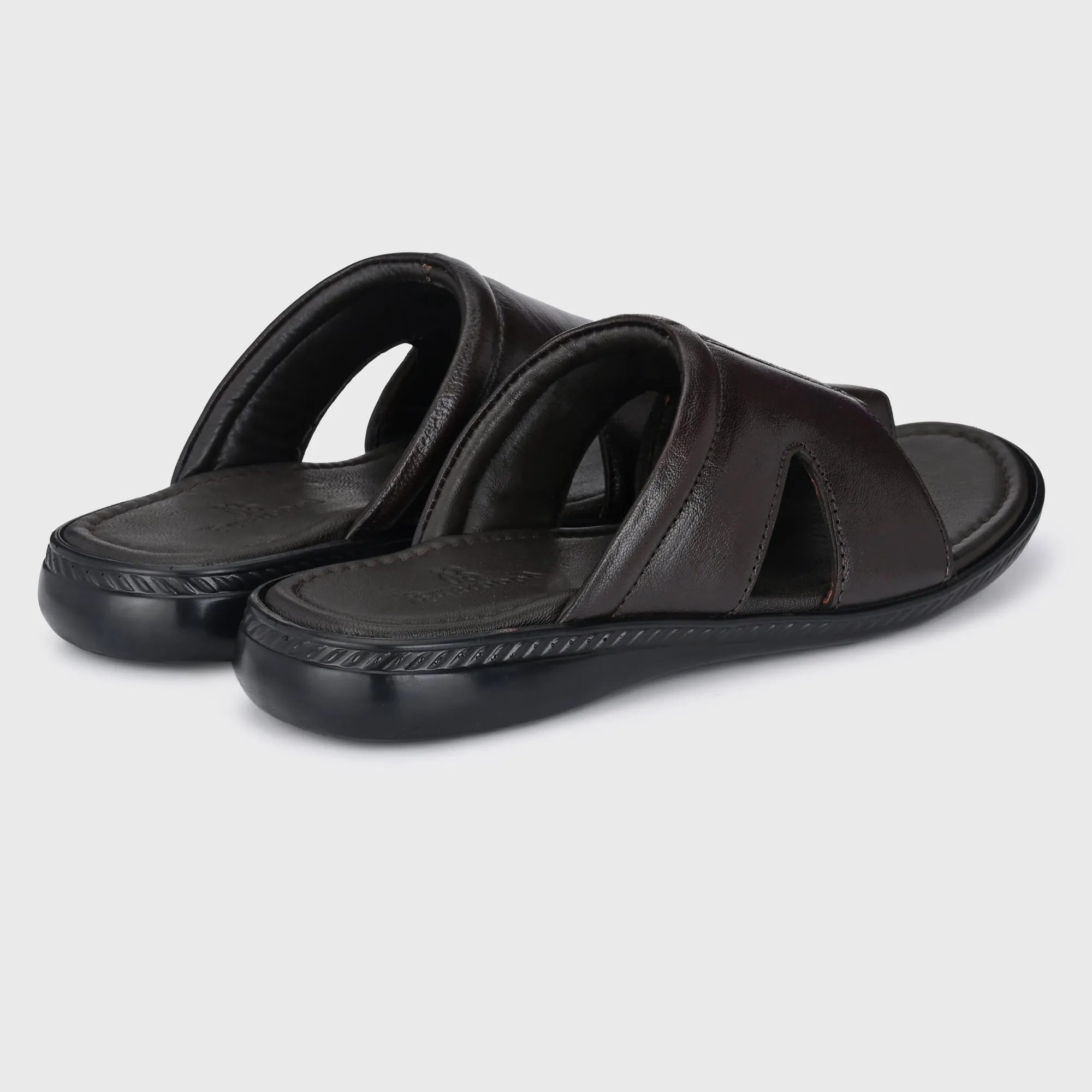 Sophisticated Relaxation: Men's Leather Slip-Ons