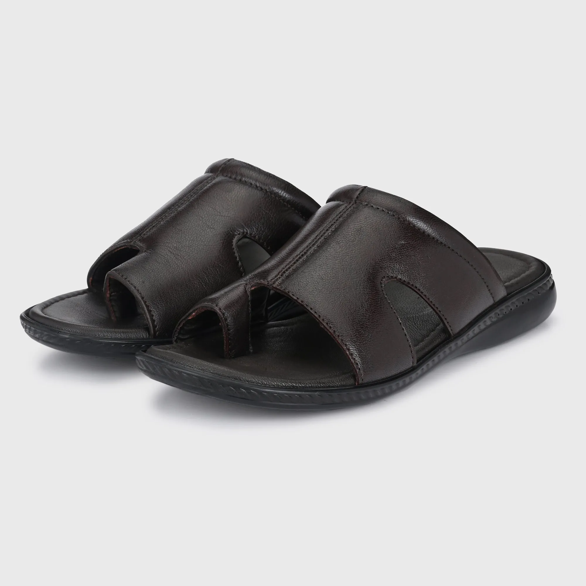 Sophisticated Relaxation: Men's Leather Slip-Ons