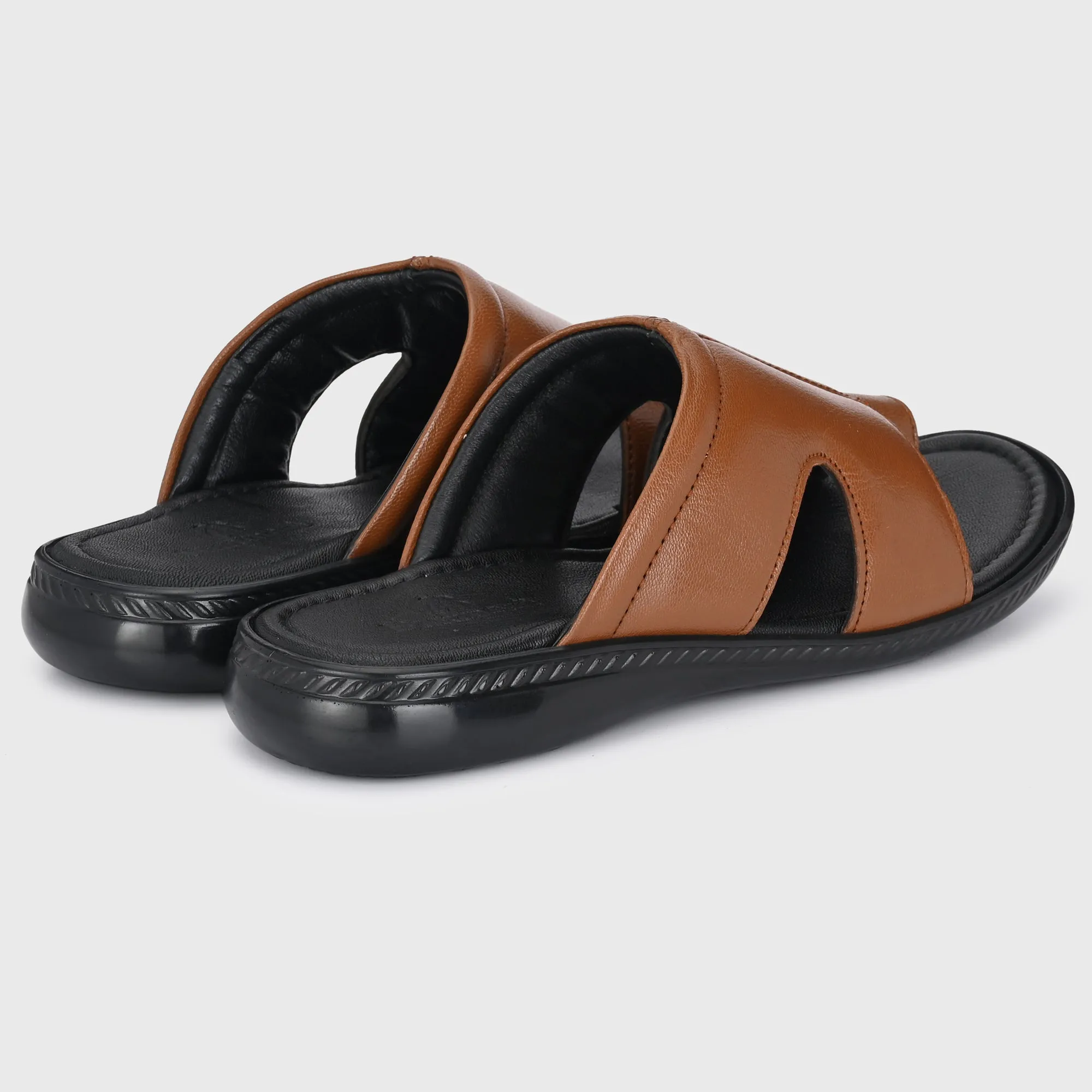 Sophisticated Relaxation: Men's Leather Slip-Ons