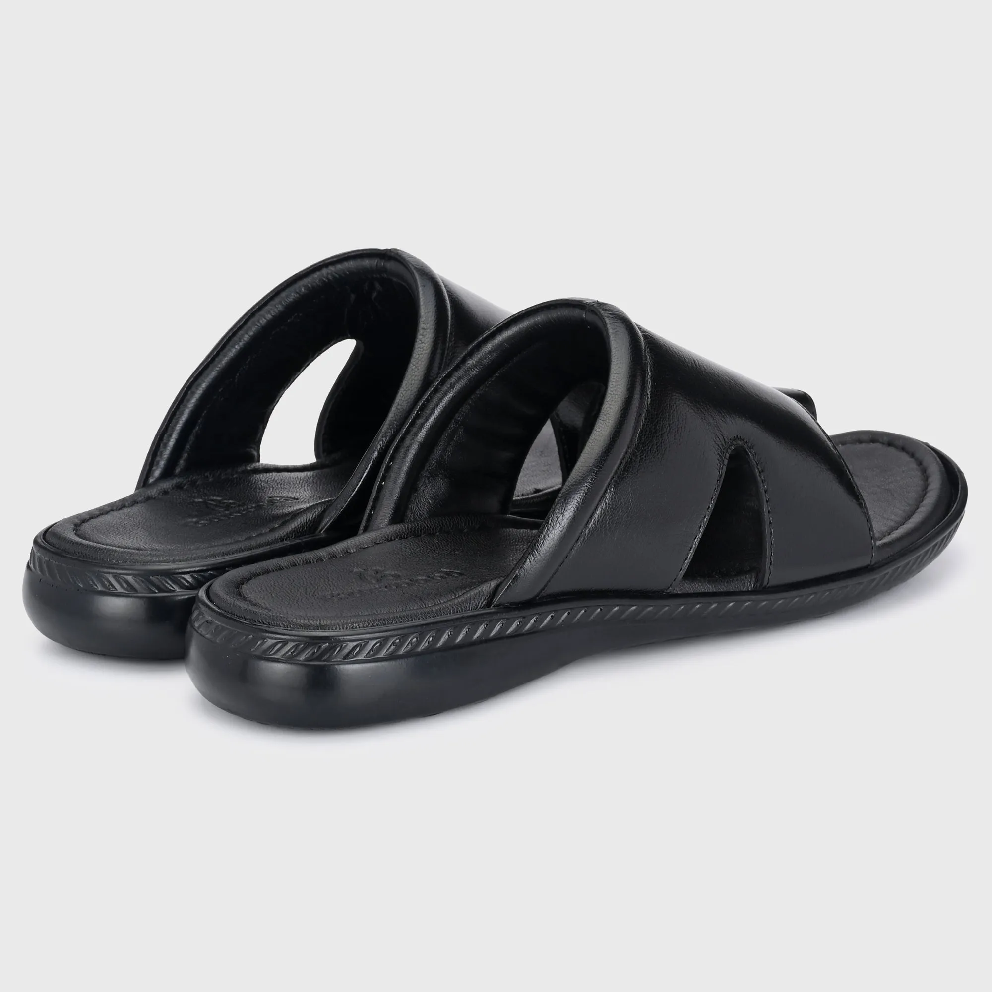 Sophisticated Relaxation: Men's Leather Slip-Ons
