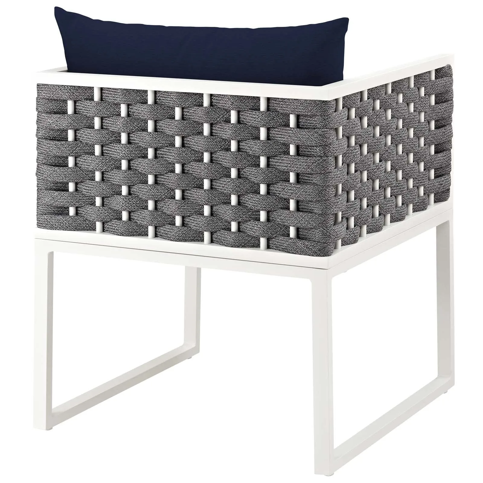Stance Dining Armchair Outdoor Patio Aluminum