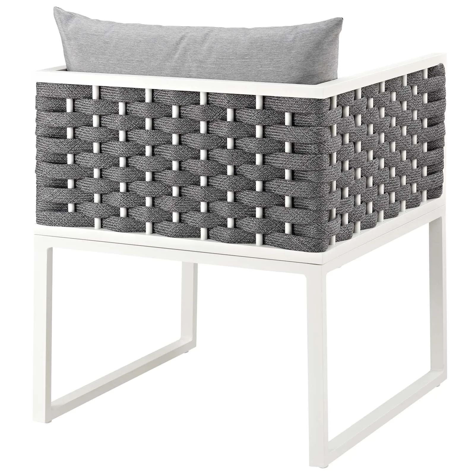 Stance Dining Armchair Outdoor Patio Aluminum