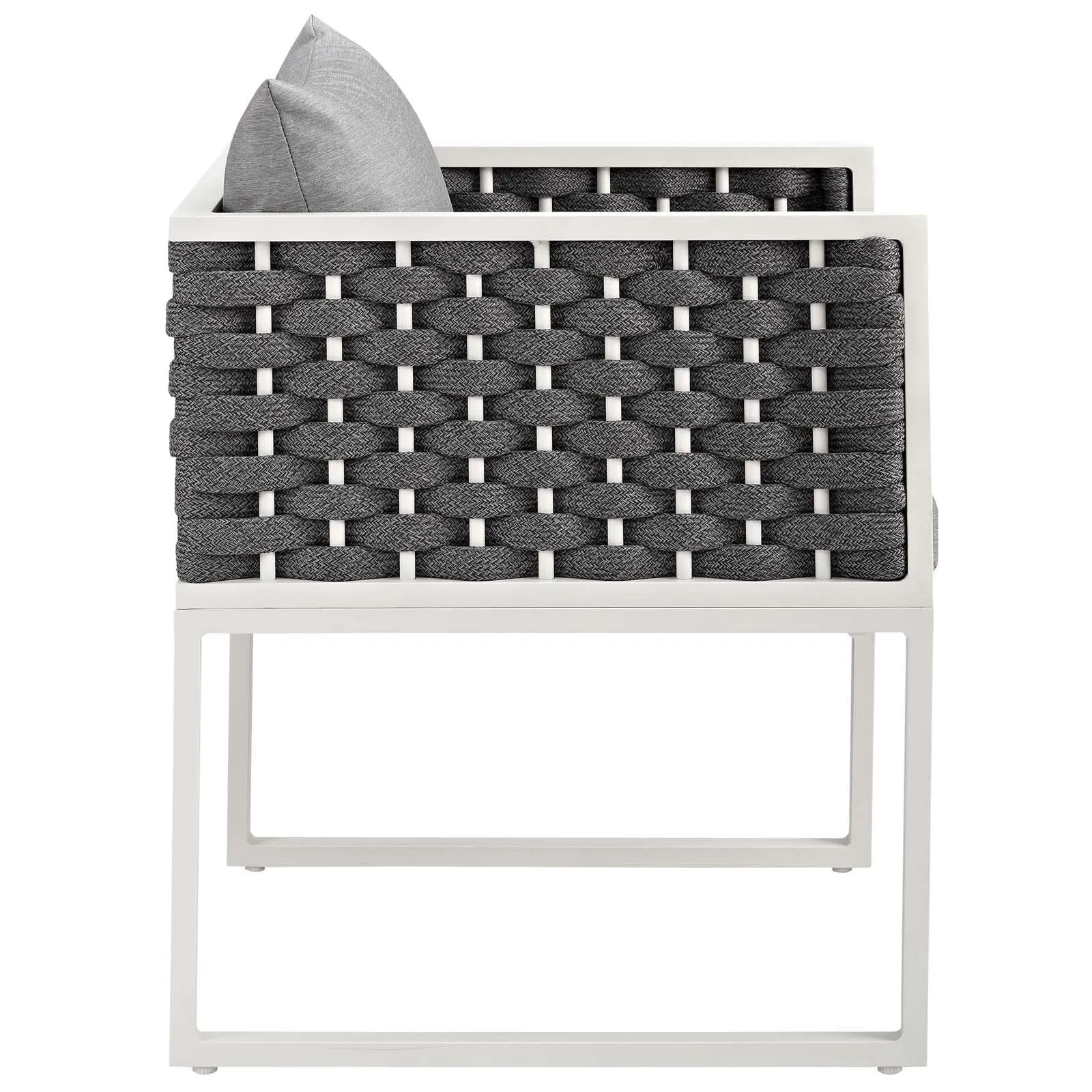 Stance Dining Armchair Outdoor Patio Aluminum