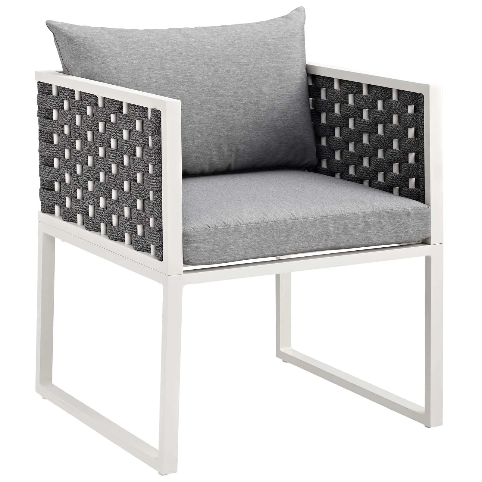Stance Dining Armchair Outdoor Patio Aluminum