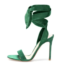 Strap High Heel Round Toe Sandals