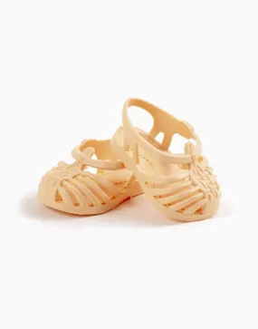 Sun Beach Sandals for Doll - Peach