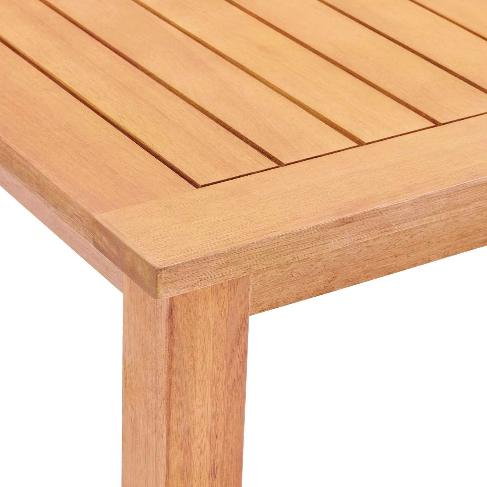 Syracuse Outdoor Patio Dining Table and Bench Set Natural Gray
