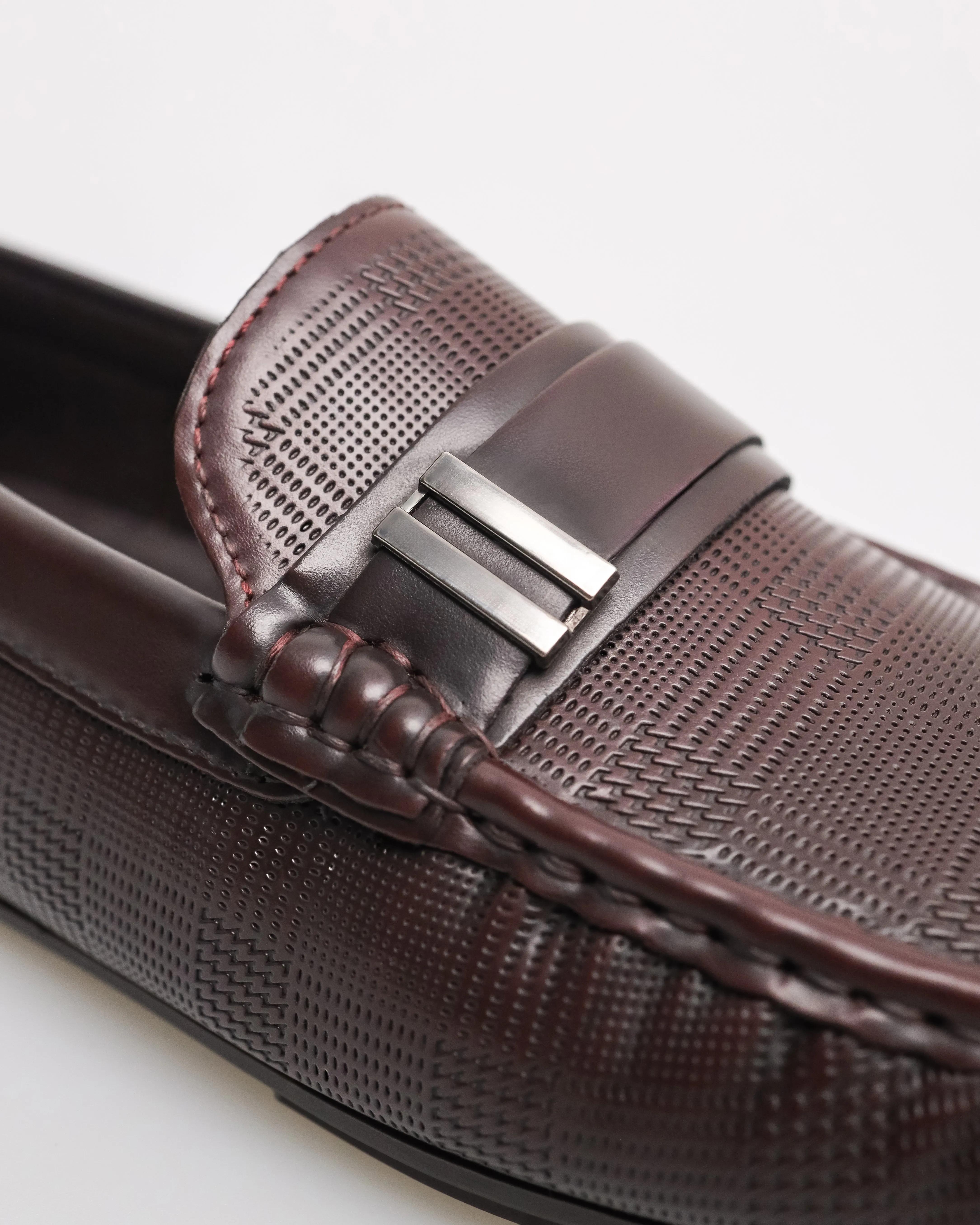 Tomaz C617 Men's Buckle Weave Moccasins