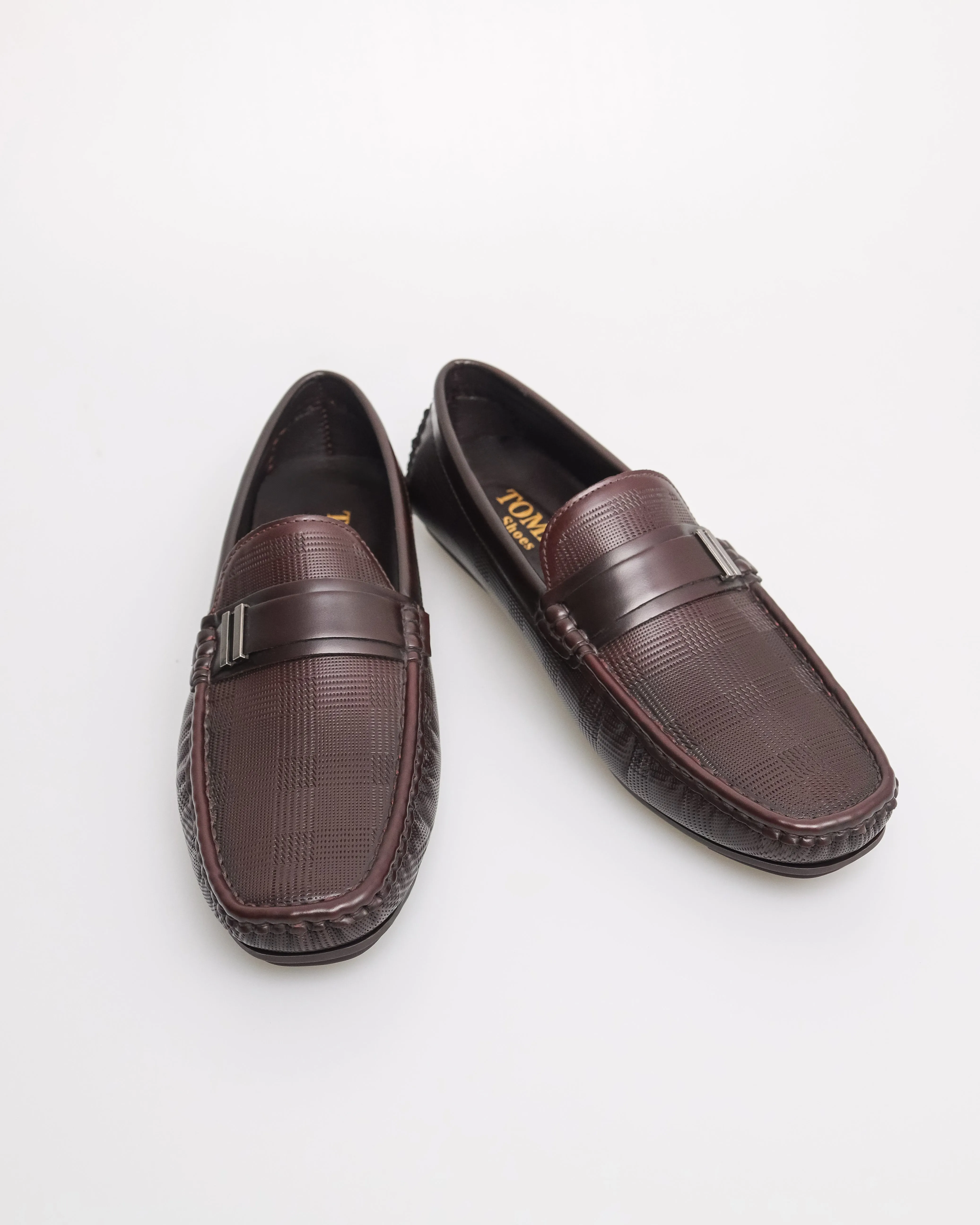 Tomaz C617 Men's Buckle Weave Moccasins