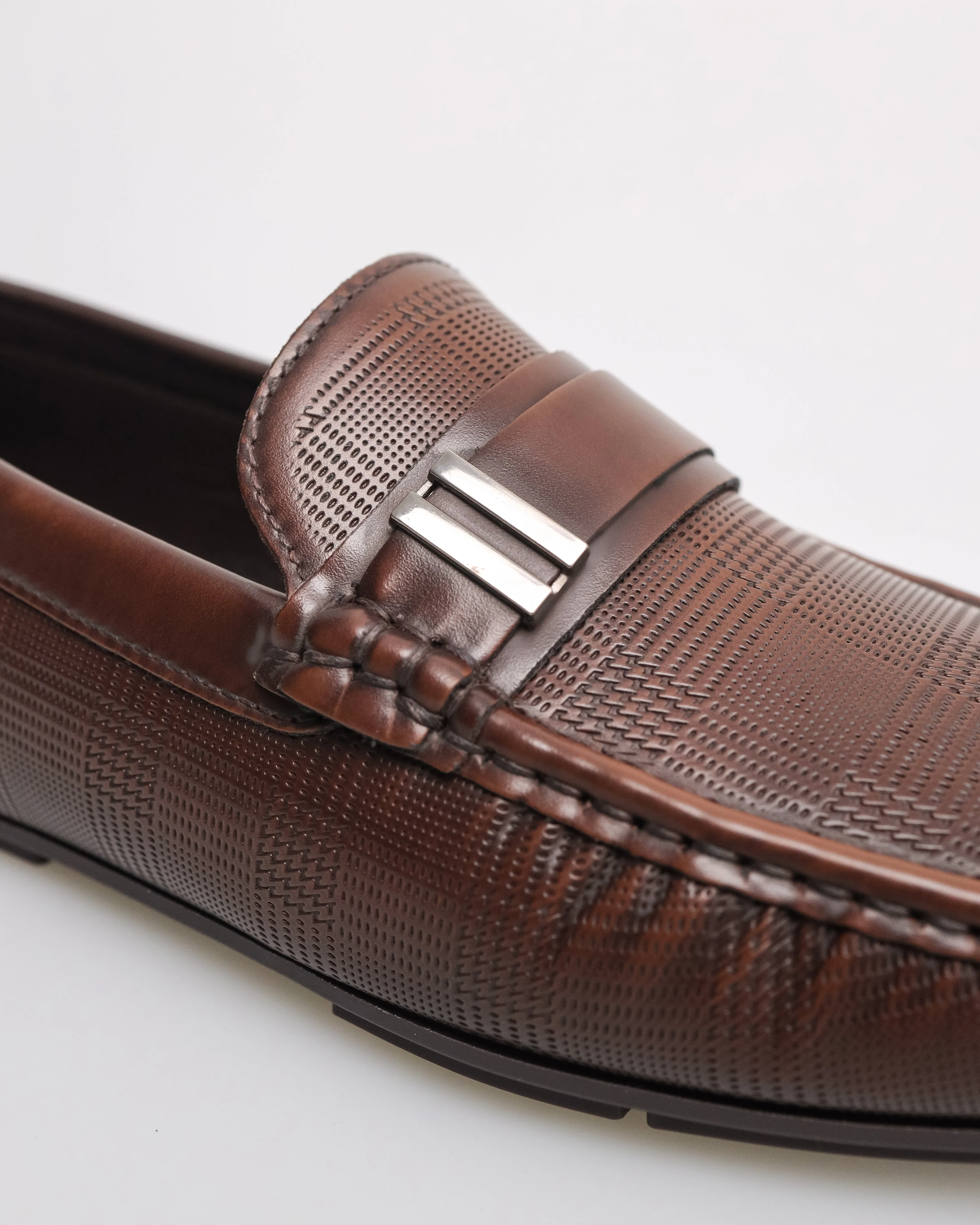 Tomaz C617 Men's Buckle Weave Moccasins