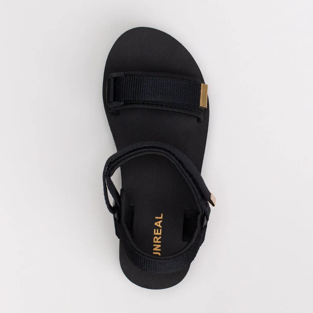Unreal Velcro Strap Beach Wedge _ 154983
