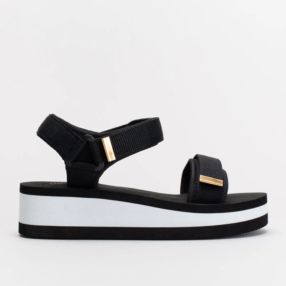 Unreal Velcro Strap Beach Wedge _ 154983