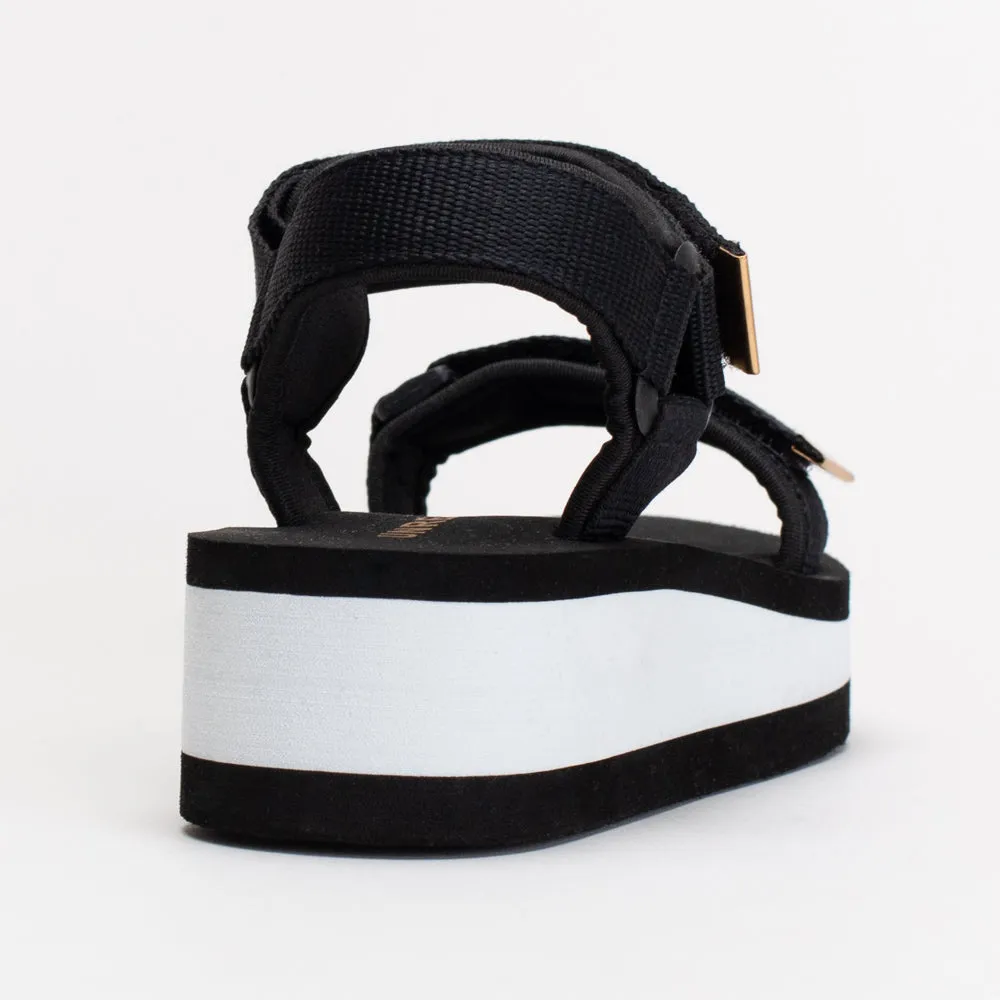 Unreal Velcro Strap Beach Wedge _ 154983