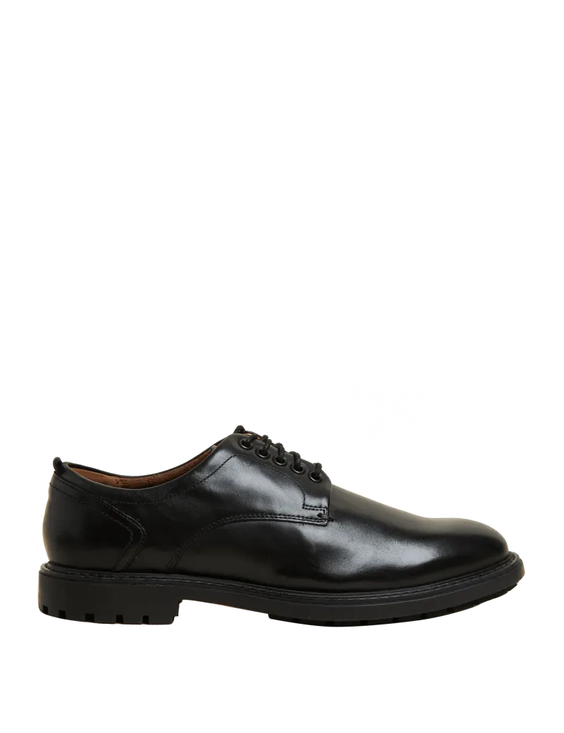 Wide Fit Heritage Leather Derby Shoes