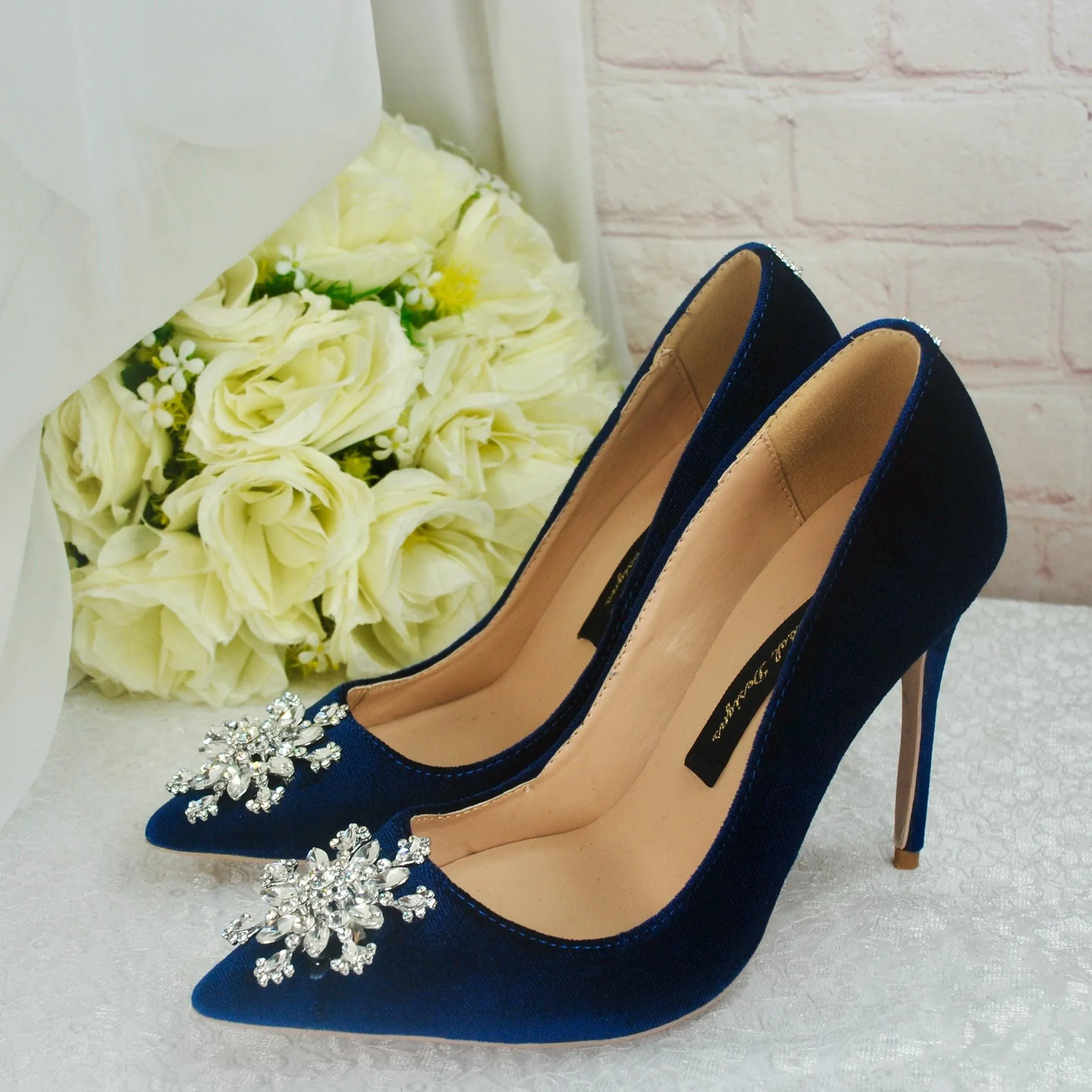Winter Bridal Shoes - UK4/US6.5