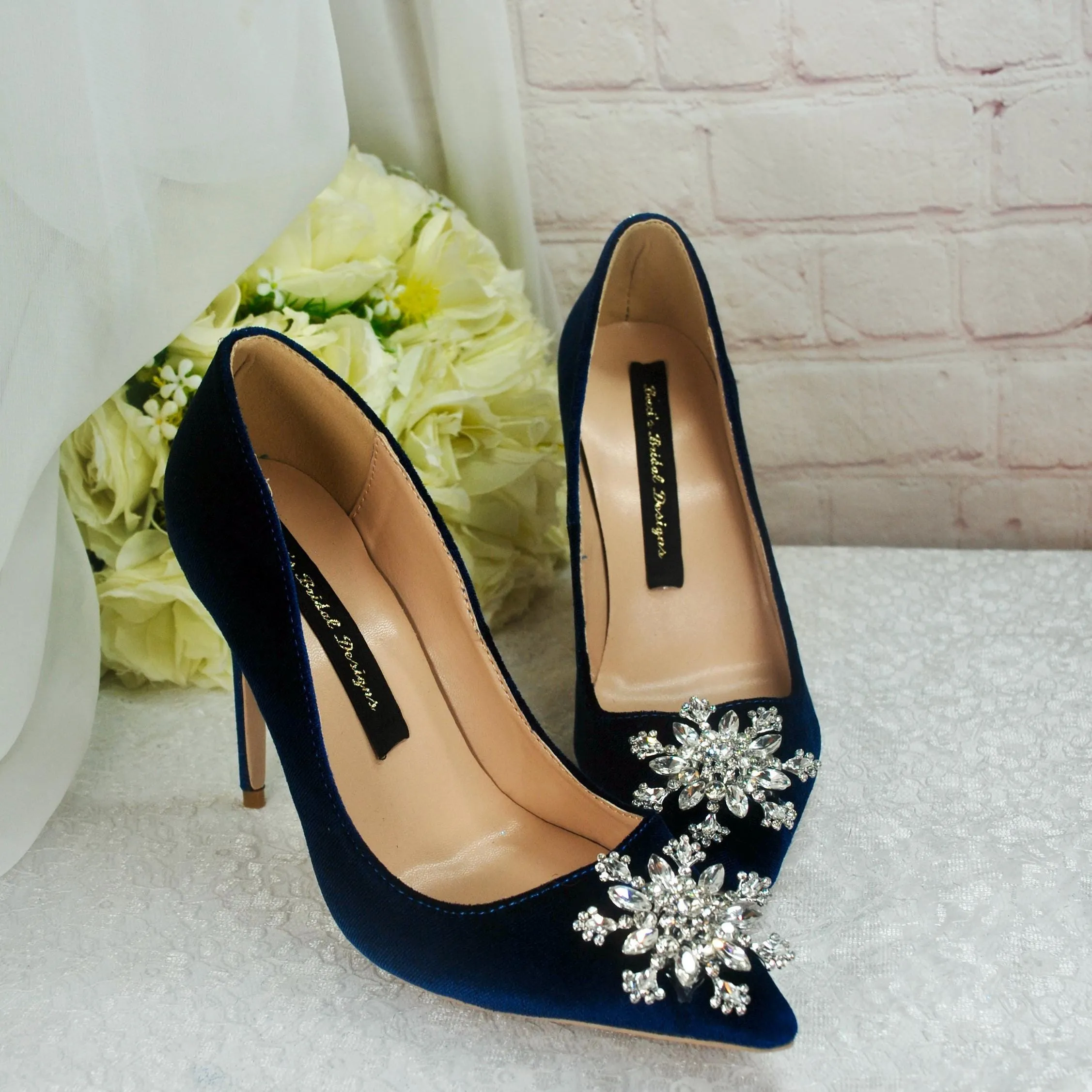 Winter Bridal Shoes - UK4/US6.5