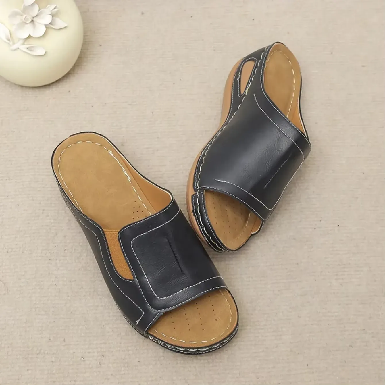 Women's Arch Support Slide Sandals for Bunions