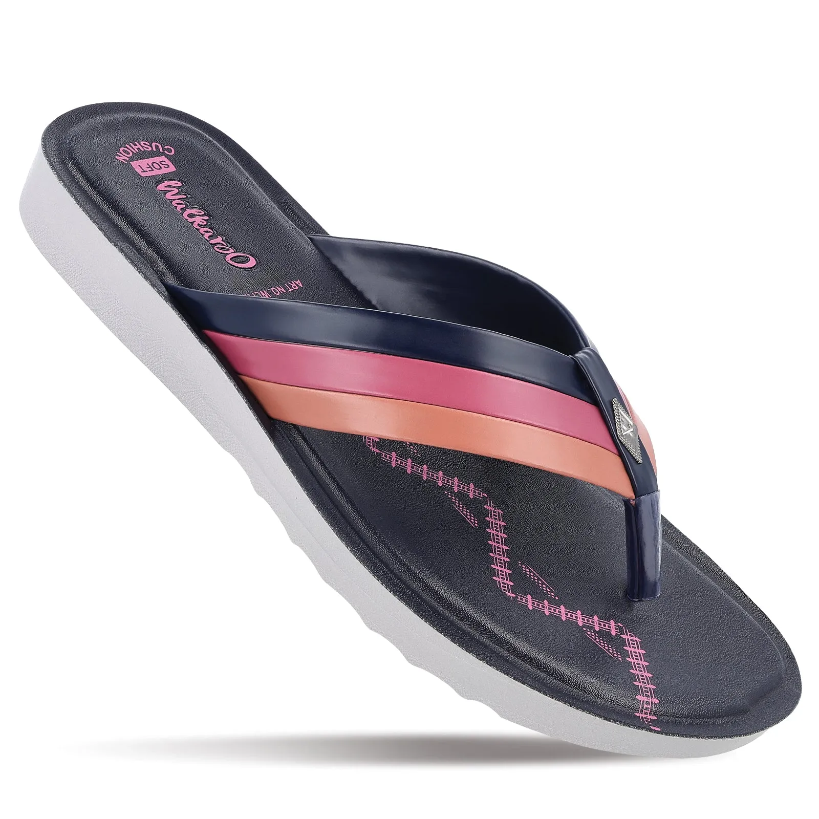 Women's Daily Wear Sandal  - WL7123 Navy Blue