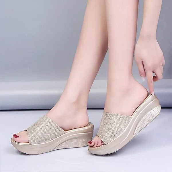 Women's Thick-Soled Wedge Heel Sandals 95148150C