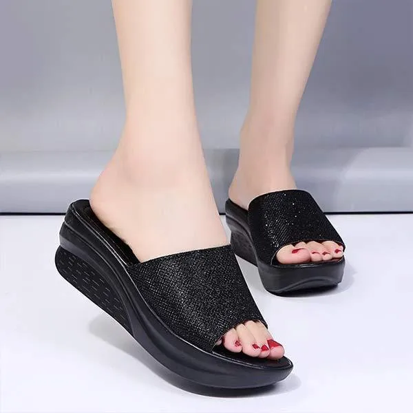 Women's Thick-Soled Wedge Heel Sandals 95148150C